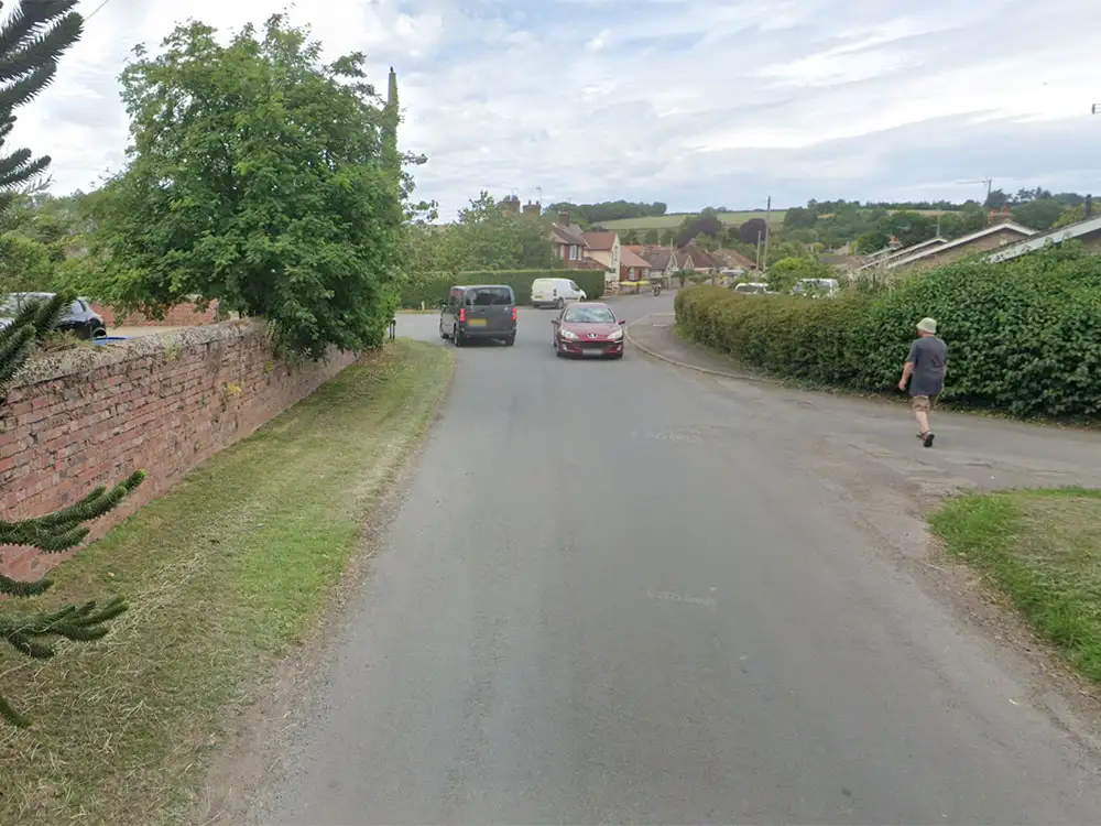 Vehicle abandoned after crashing into wall in North Yorkshire village