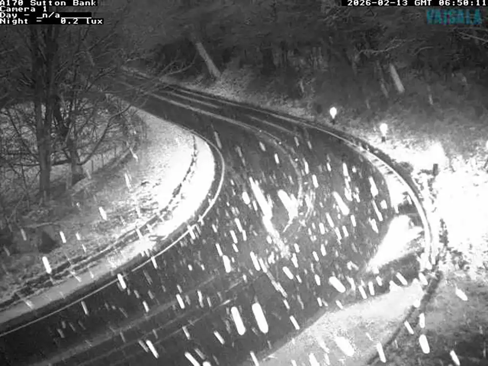 Pictures: Snow returns to North Yorkshire