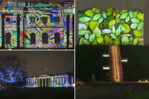 Watch: Spectacular free show lights up York castle and museum