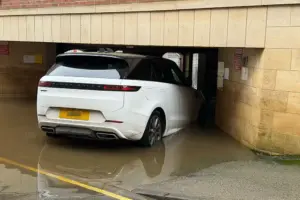 Car in York flood water wasn’t stuck – it was parked to avoid a ticket!
