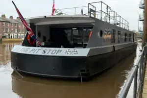 Fancy living on a houseboat in central York? This one’s up for sale