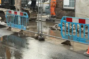 Urgent water repair works close lane on busy York road