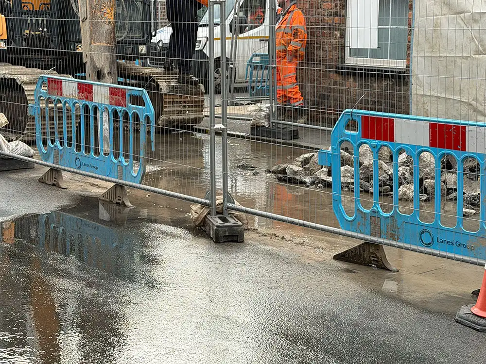 Urgent water repair works close lane on busy York road