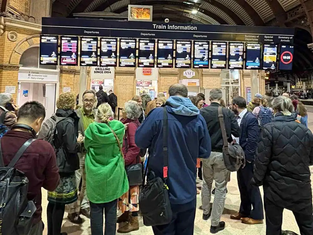 Updated: Trains back to normal after power outage near York
