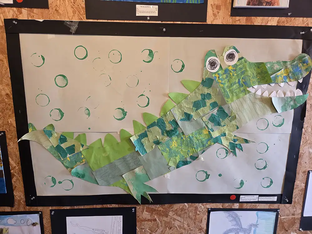 Take a look inside free fundraising art exhibition – created by children in York