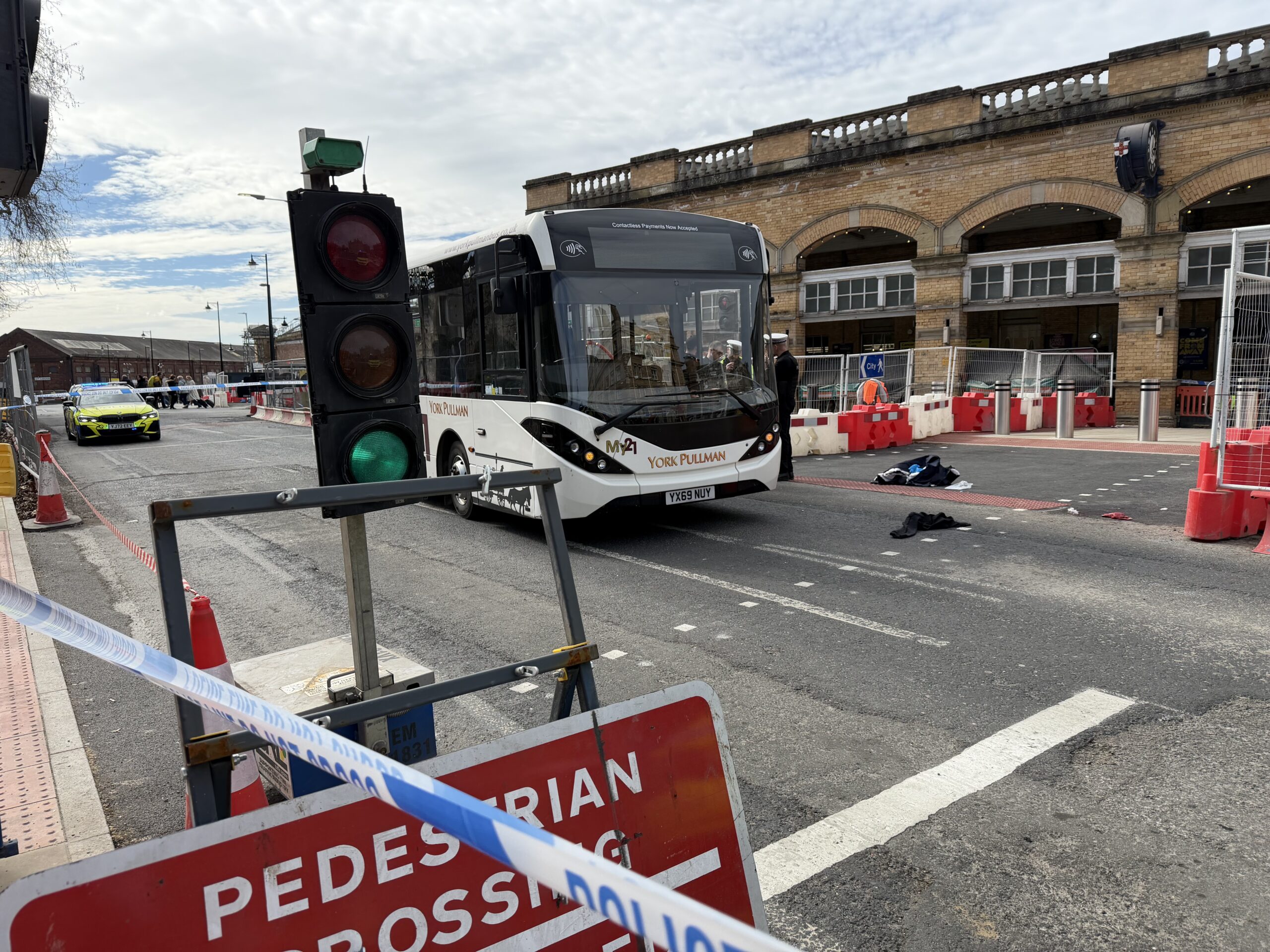 Updated: Woman seriously injured in collision with bus in York