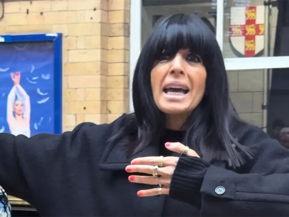 Watch: Claudia Winkleman films TV show in York