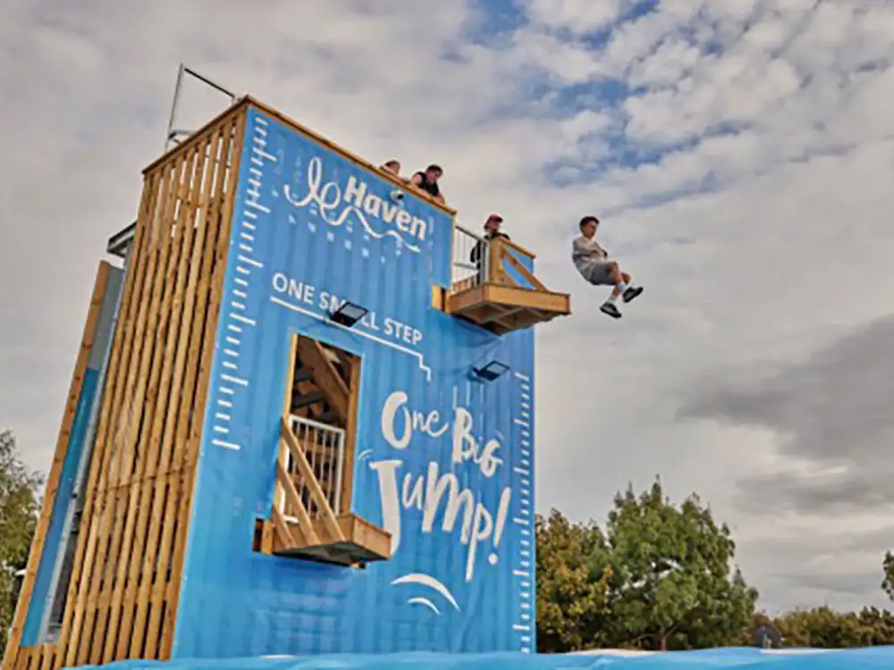 Jump tower and climbing wall coming to North Yorkshire coast