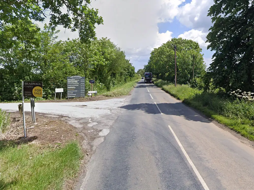 Biker seriously injured in crash in village near York