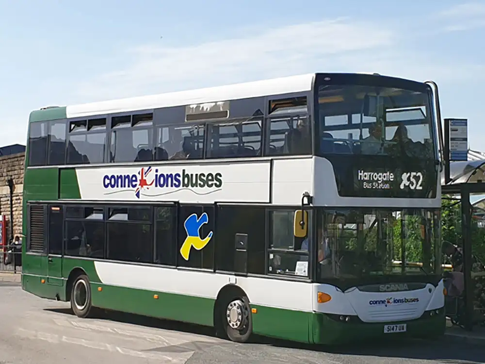 Man punches bus during road rage incident in Harrogate