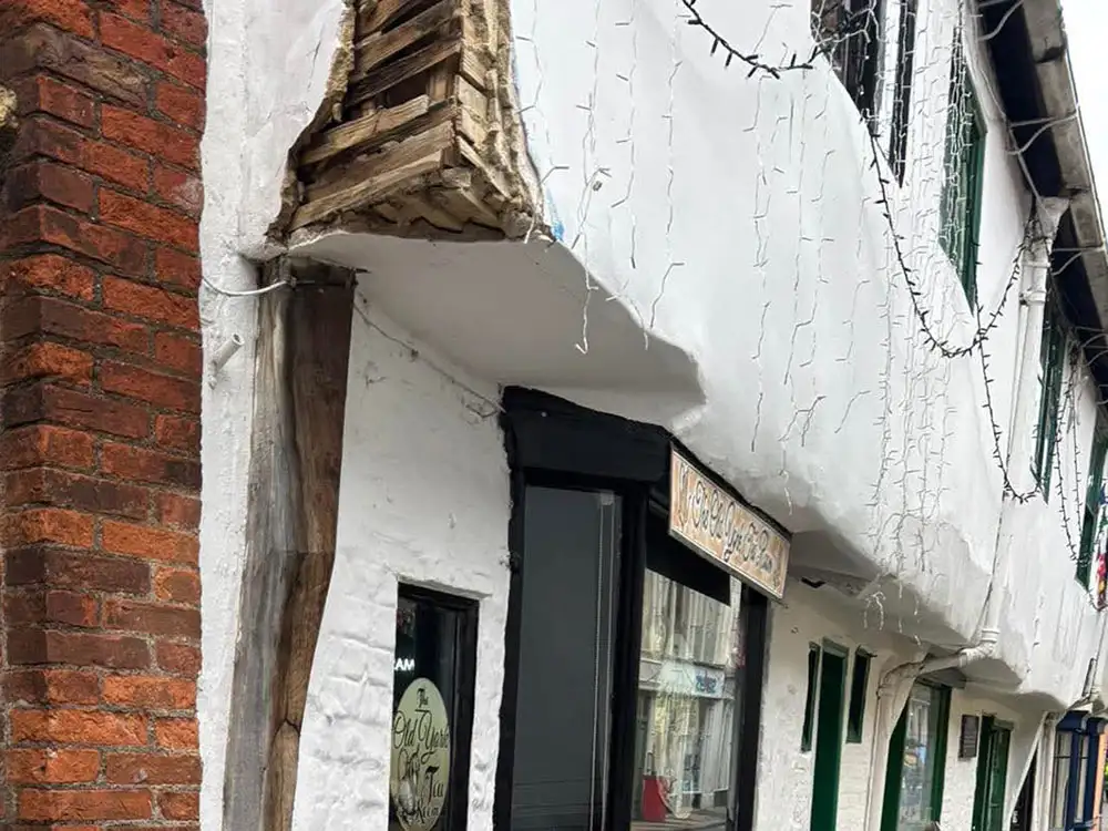 ‘Huge lorry’ damages one of York’s most historic buildings