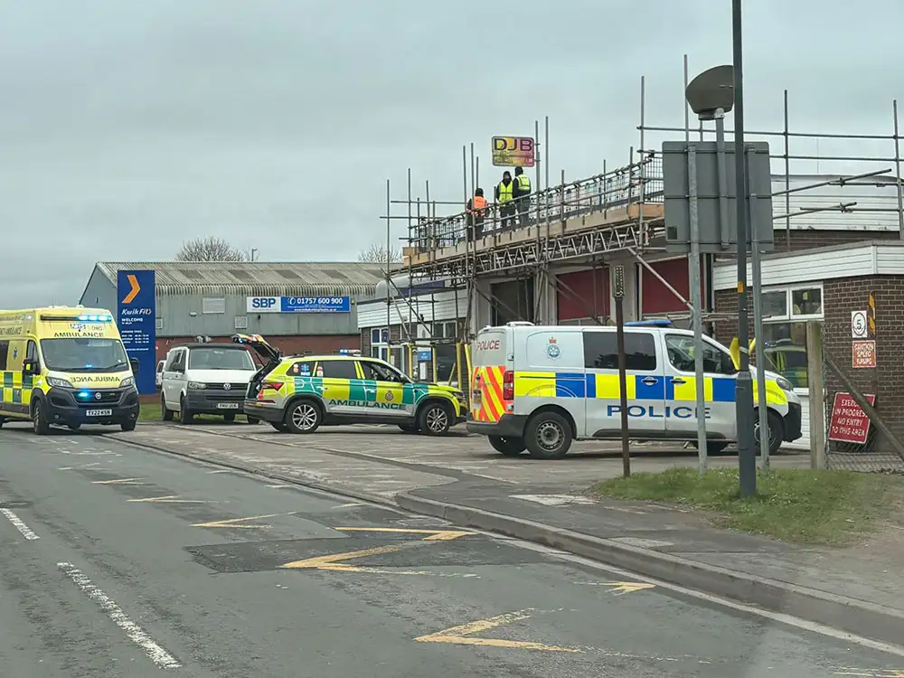 Updated: Air ambulance called to incident close to Selby Fire Station