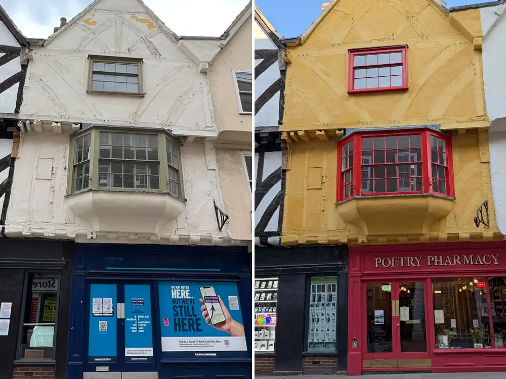 ‘Yes it’s yellow!’ Shop reveals reason for building’s bright new look