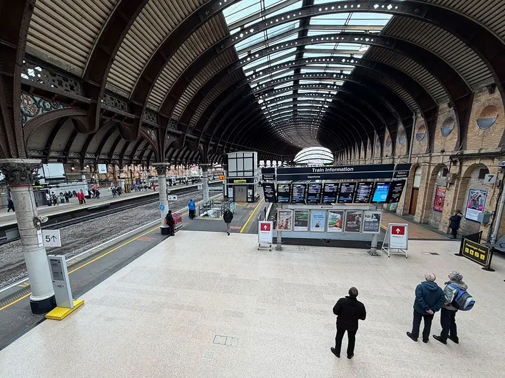 Rail disruption set to last all day as lines near York are blocked