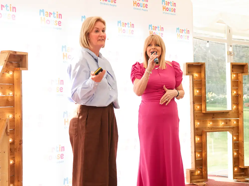 TV stars help raise £25k for Yorkshire children’s hospice
