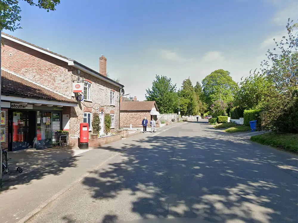 Crash in village near York