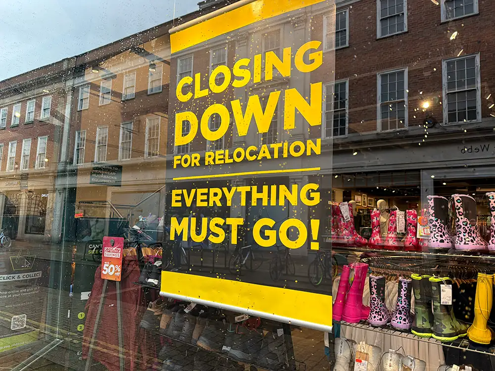 All change on Davygate in York as shop to close… and make a move