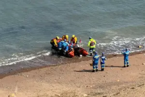 Young man suffers serious injury after rockfall at North Yorkshire bay