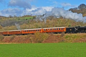Historic teak carriages return to the NYMR route