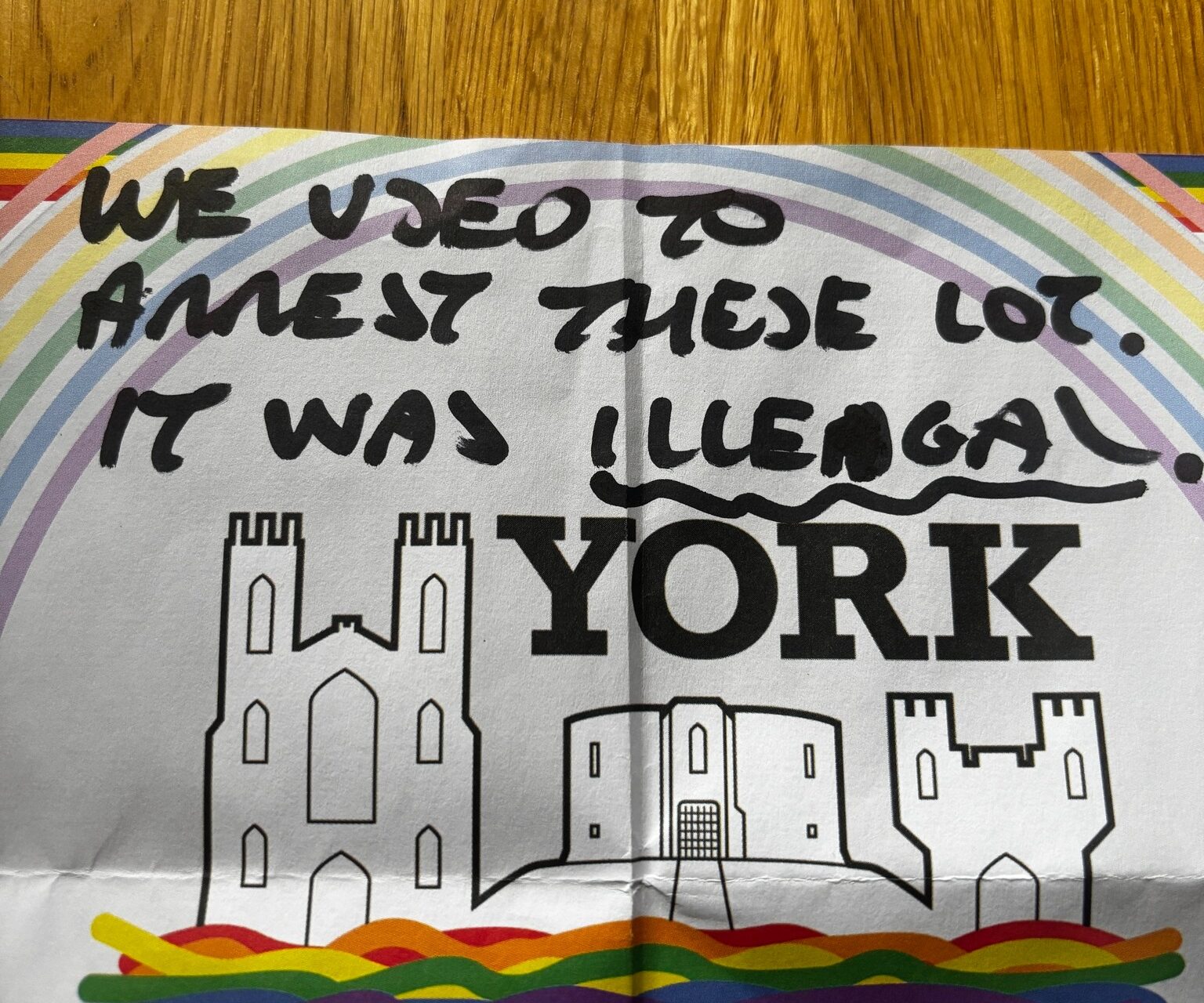 York Pride asks police to investigate after an offensive message arrives