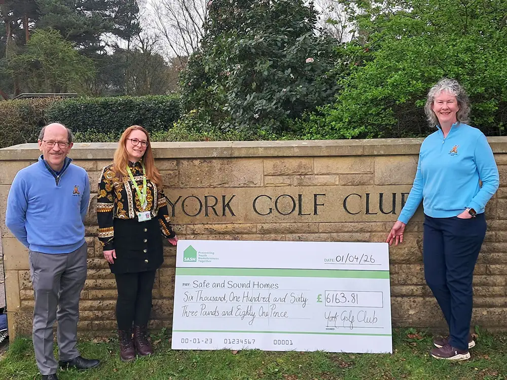 York golf club raises thousands of pounds for youth charity