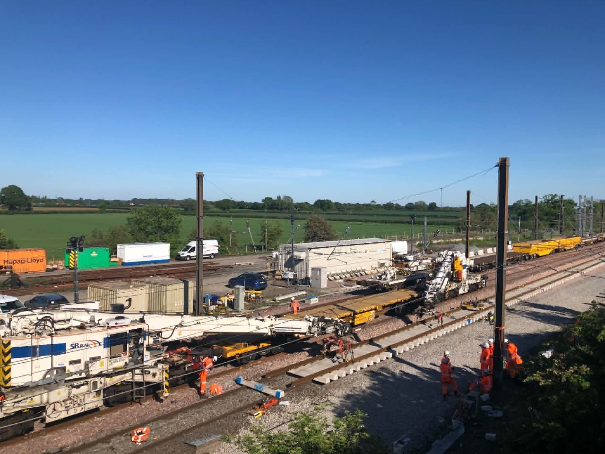 Track work at Tollerton means another day of buses replacing trains