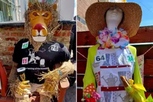 Pix: More than 150 scarecrows to find spot as three-day festival opens