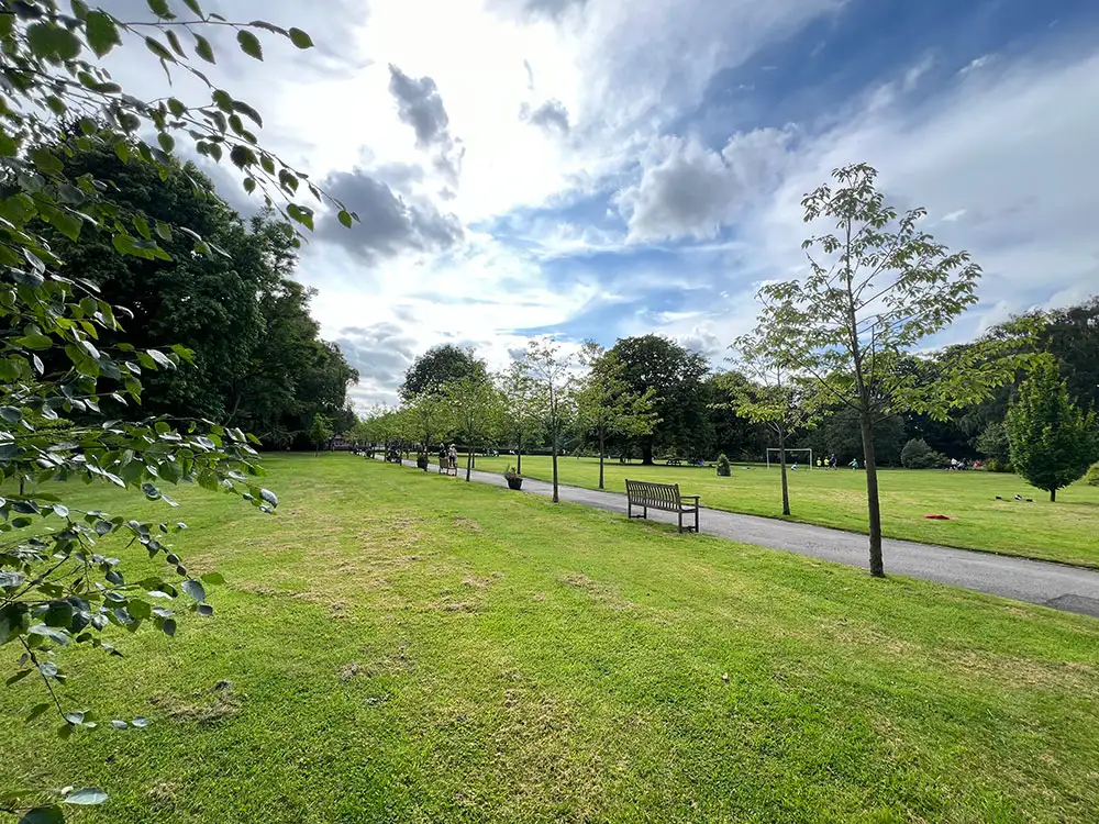 Police called in after fire started in York park