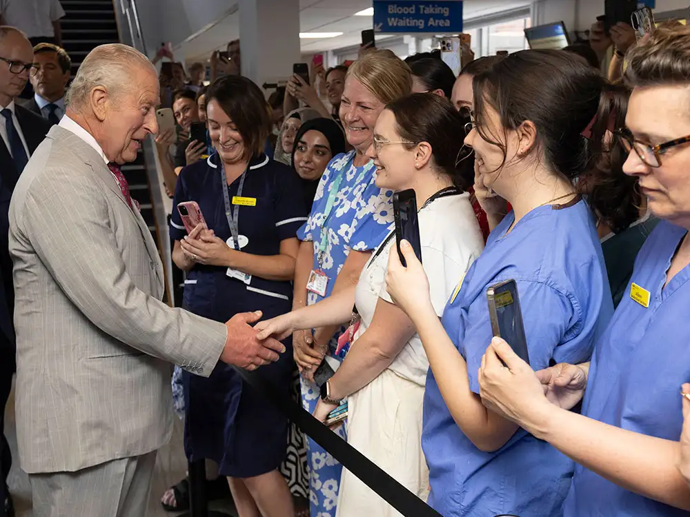 ‘He’s got cancer, I’ve got cancer. He gets it.’ York patients bond with King