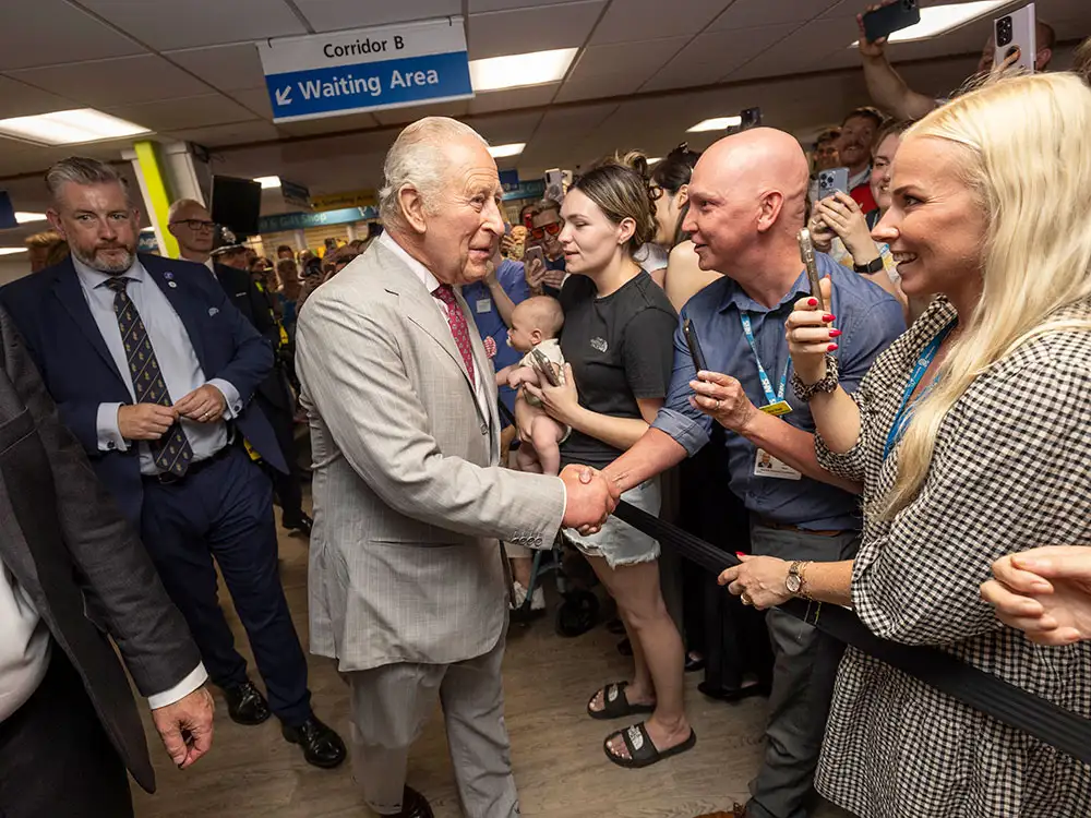 Video and pix: King Charles visits York