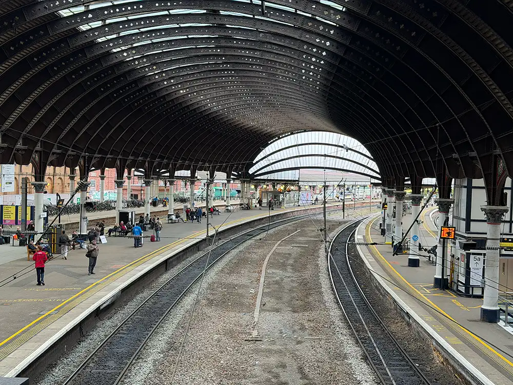 Updated: Rail lines reopen after person hit by a train north of York