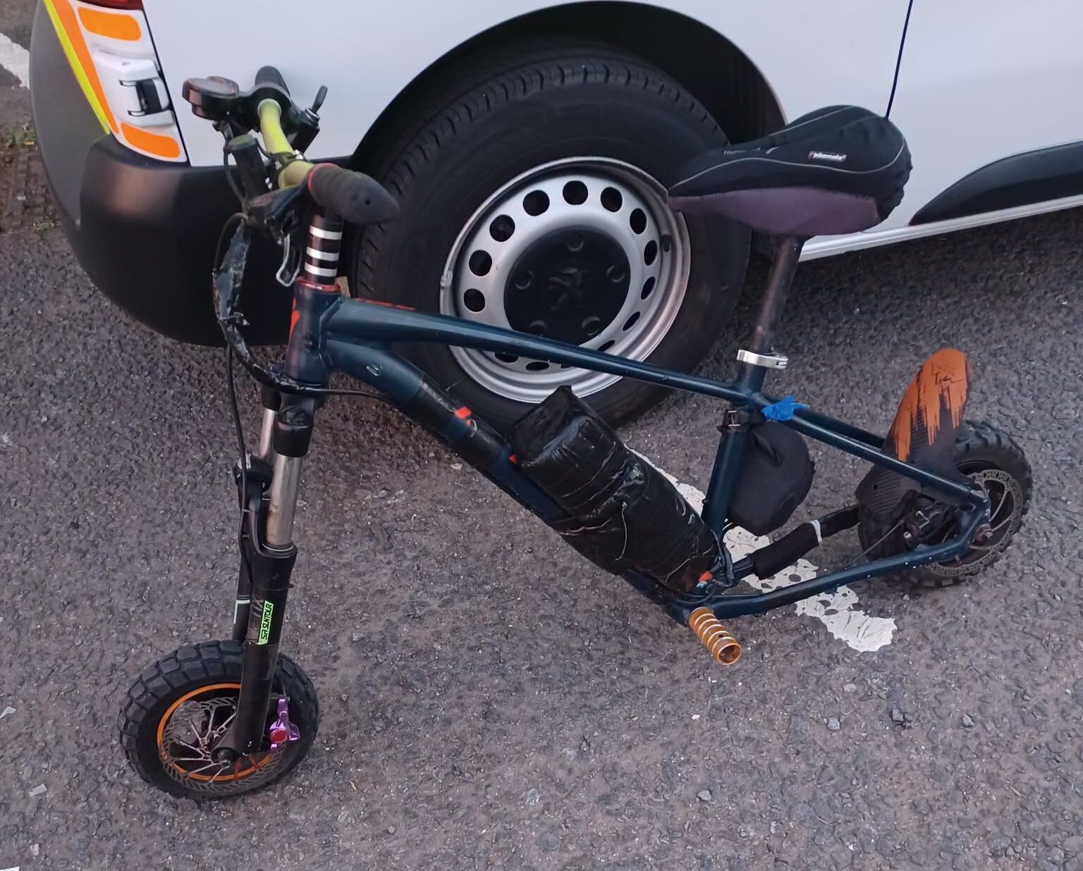 Illegal E-Bike taken off the road in Tadcaster