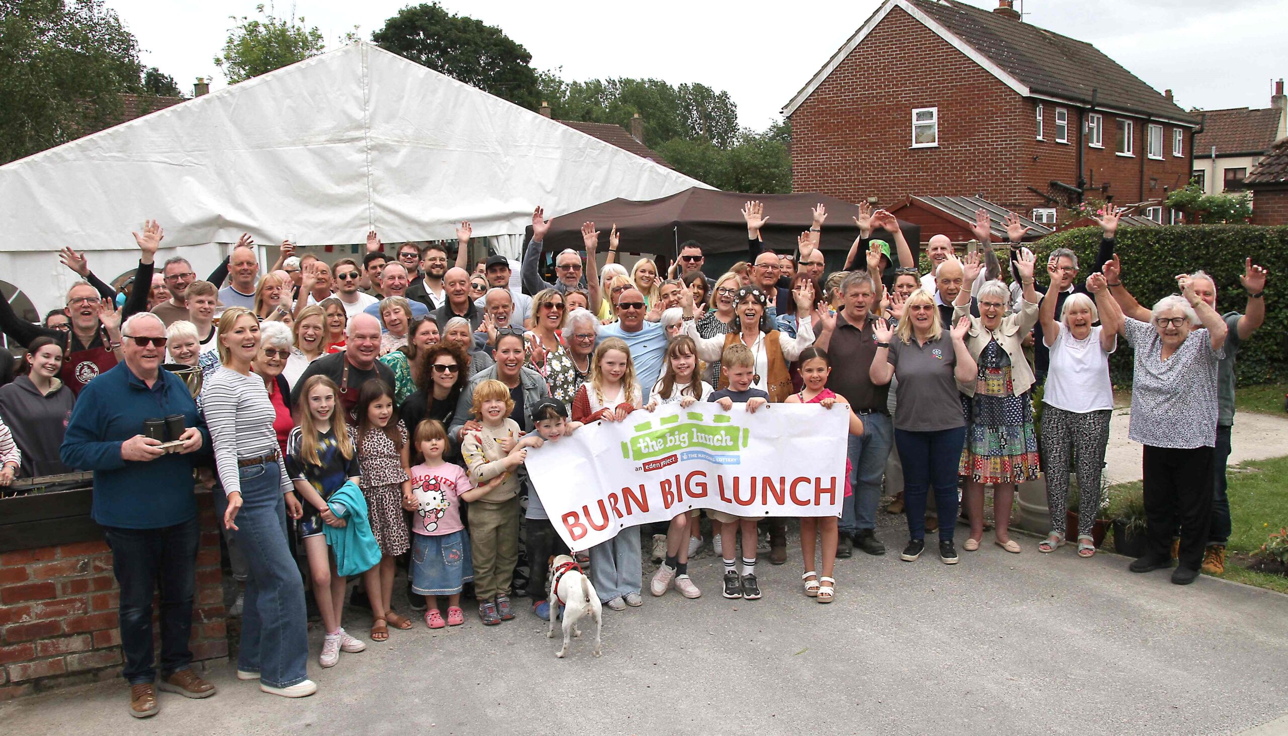 Burn Village Big Lunch event raises cash for local charity