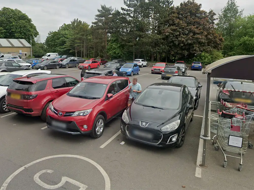 Car badly damaged in incident at North Yorkshire supermarket