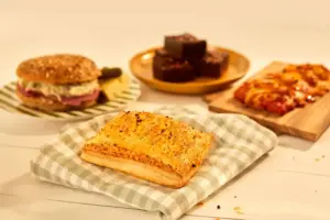 Celebrity chef visited York bakery to launch new summer range