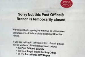 York post office closed until further notice
