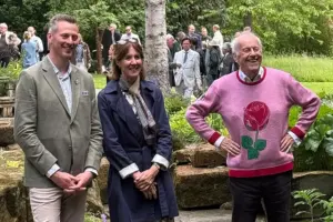 Watch: TV star launches spectacular new garden at North Yorkshire attraction