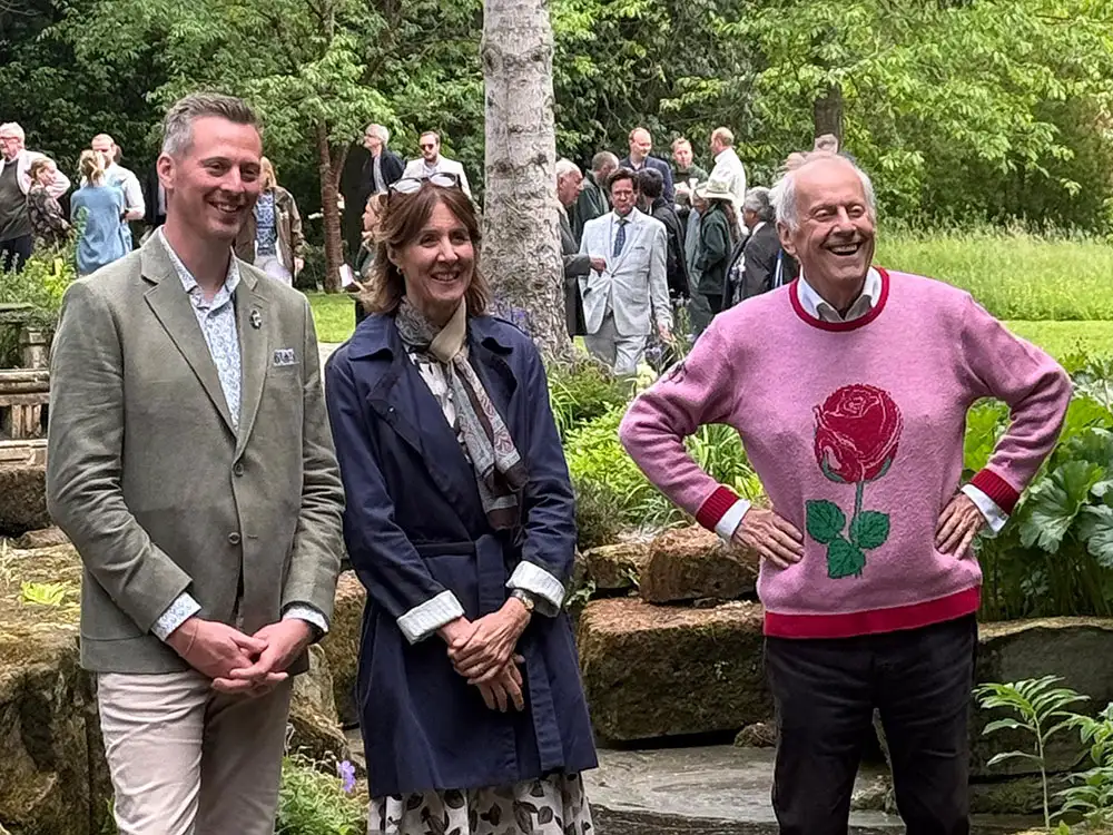 Watch: TV star launches spectacular new garden at North Yorkshire attraction