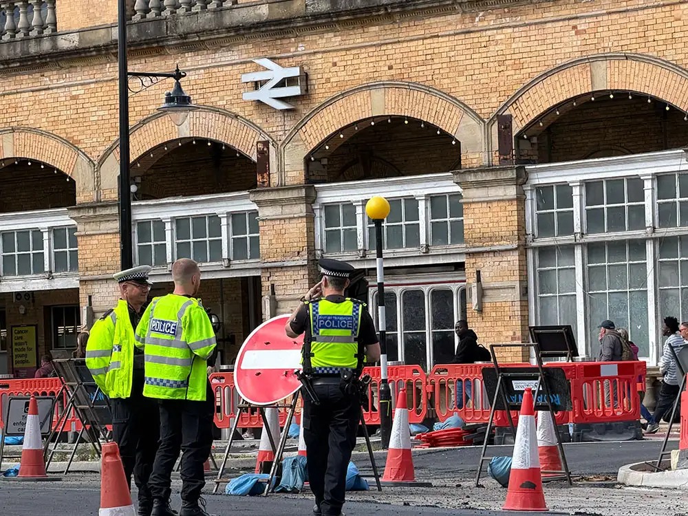 Updated: York road sealed off after crash – Cyclist airlifted to hospital