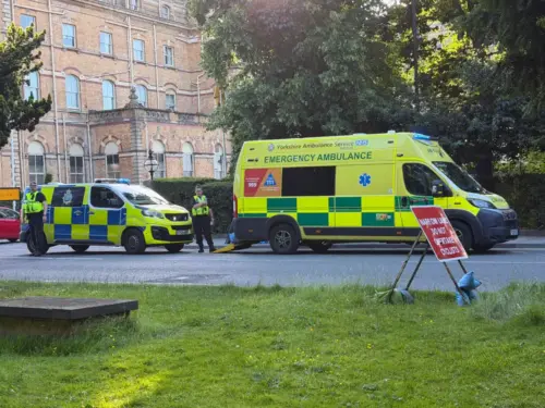 One person taken to hospital after crash on busy York road