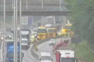 Crash on A1(M) causing delays at junction for York