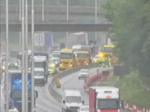 Updated: Crash on A1(M) at York junction cleared