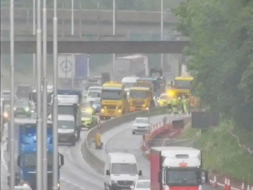 Crash on A1(M) causing delays at junction for York