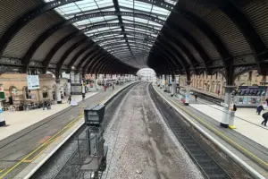 Emergency services called after person falls onto the railway tracks in York