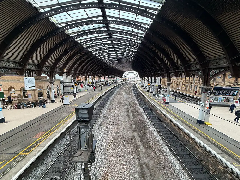 Emergency services called after person falls onto the railway tracks in York