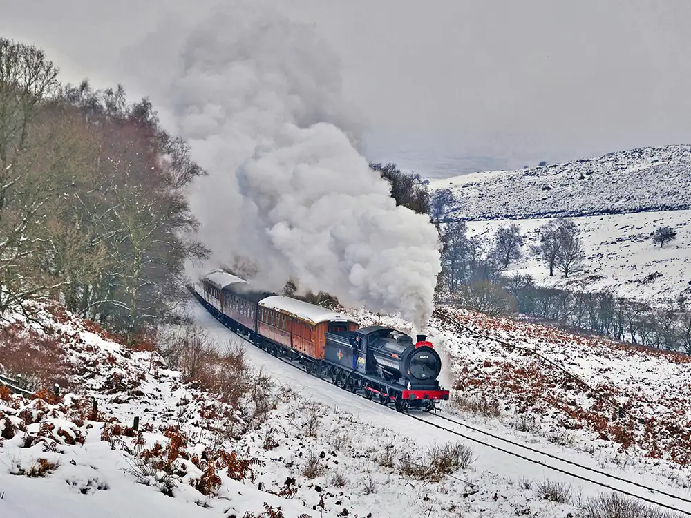 Santa, tinsel tipples, and fish and chips on the steam trains this Christmas