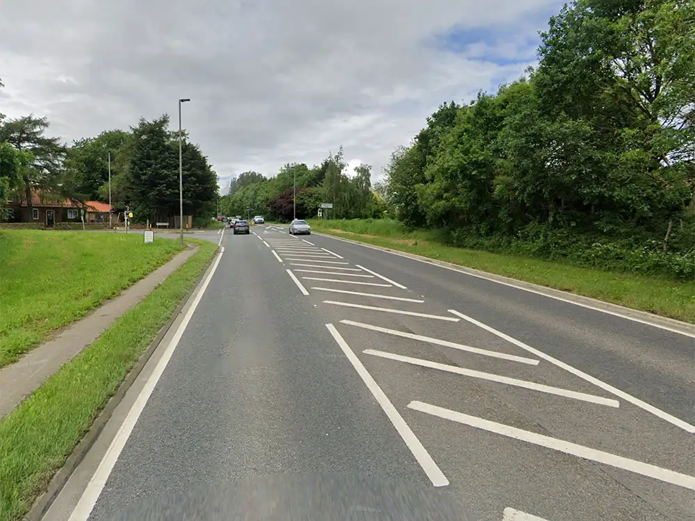 Kitchen fire in building near North Yorkshire village