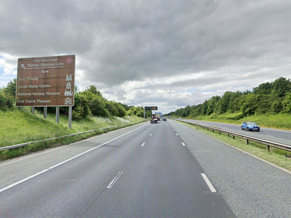 Emergency services called to two-car crash on A1(M)