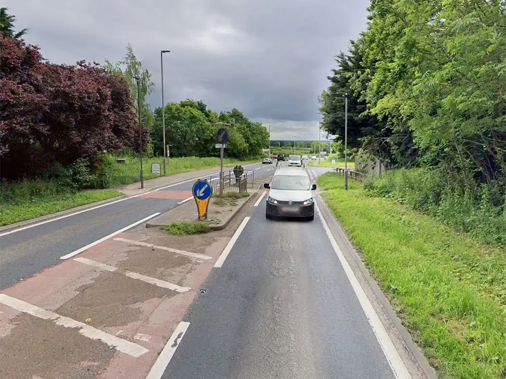 Driver arrested after cars and combine harvester crash on A59
