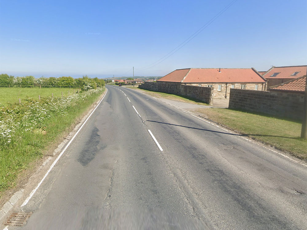 Firefighters cut casualty from wreckage after crash near Whitby